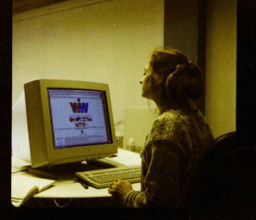Jolie bij Wegener Internet Networks 1996